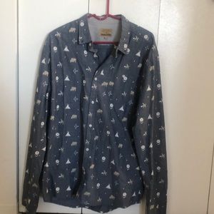 Free Nature Button Down